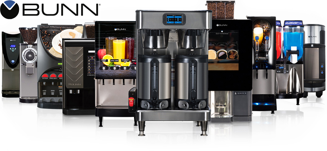 Bunn Commercial Coffee Makers, machines, beverage equipment, supplies, accessories